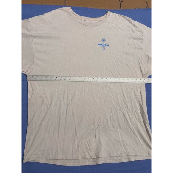 Men's Switchfoot Bro-Am and Rob Machado Jr T-shirt XL Beige with Blue Print - Picture 3 of 10